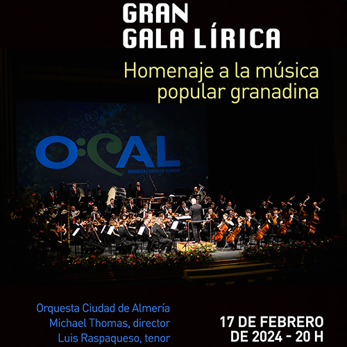 Gala Lírica.Homenaje a la música popular granadina